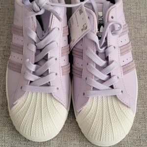 New Adidas Superstars in purple/lavendat US size 7